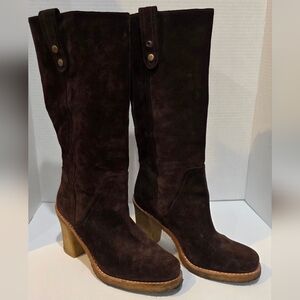 UGG Knee High Brown Suede Boots